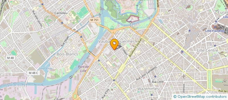 localisation de l'entreprise ASS ENTREPRISES DE FRANCE à LILLE