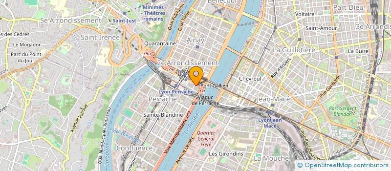 localisation de l'entreprise ASS ENTRETEMPS à LYON