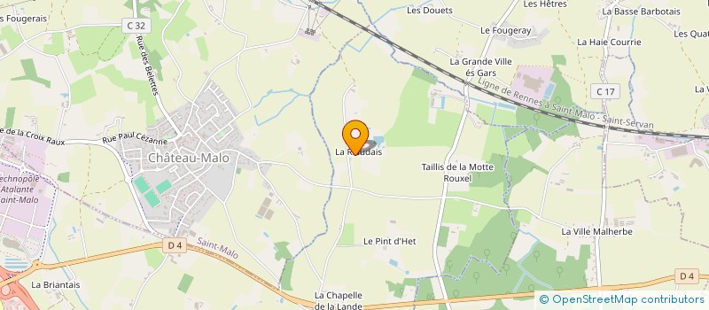 localisation de l'entreprise ASS ENVIRONNEMENT NATURE ST SULIAC  SAINT-SULIAC