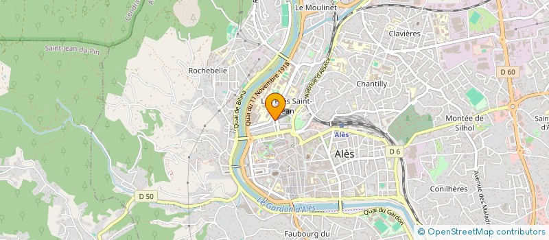 localisation de l'entreprise ASS ENVOL ALESIEN  ALES