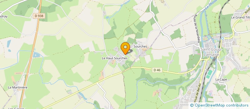 localisation de l'entreprise ASS EOLE 79  SAINT-LOUP-LAMAIRE