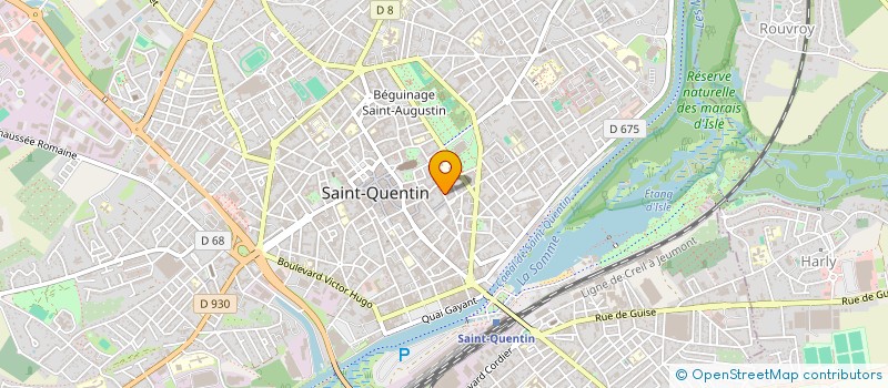 localisation de l'entreprise ASS EPANOUIS DEVELOP ENFANT à SAINT-QUENTIN