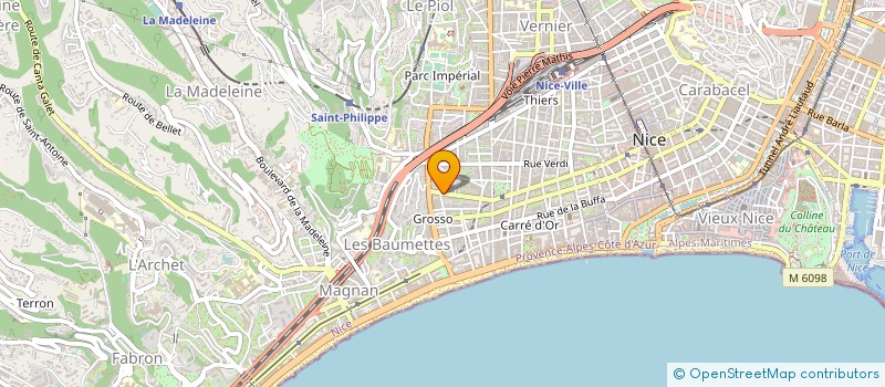 localisation de l'entreprise ASS EPI SOURCE DE VIE à NICE