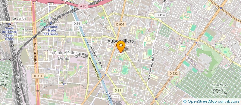 localisation de l'entreprise ASS EPICEAS-EPICERIE AUBERVILLIERS SOLID à AUBERVILLIERS