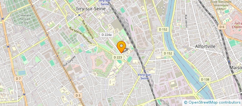 localisation de l'entreprise ASS EPOKA à IVRY-SUR-SEINE