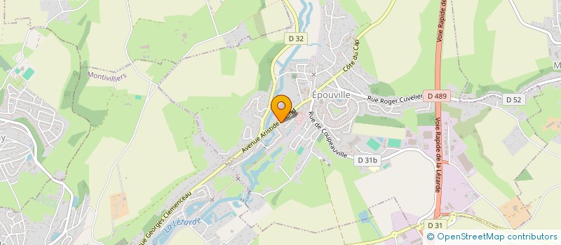 localisation de l'entreprise ASS EPOUVILLAISE POUR LES ACTIVITES SPORTIVES SOCIO-CULTURELLES ARTS MARTIAUX ET LUTTES TRADITIONNELLES  EPOUVILLE