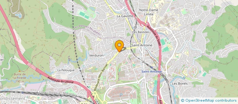 localisation de l'entreprise ASS EQUIP COLLECTIF CASTELLANE à MARSEILLE