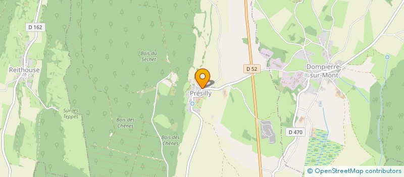 localisation de l'entreprise ASS EQUIPES CYNOTECHNIQUES D INTERVENTION EN SECOURS AQUATIQUE  PRESILLY