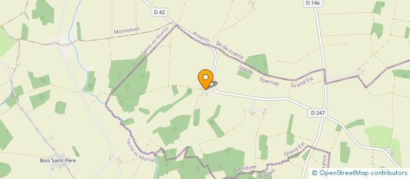 localisation de l'entreprise ASS  ESCADRON HISTORIQUE  LE VEZIER