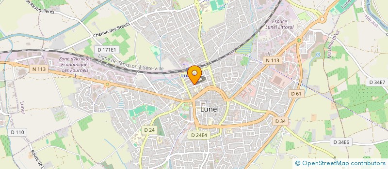 localisation de l'entreprise ASS ESCOLO DOU VIDOURLE à LUNEL
