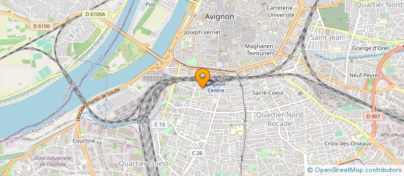 localisation de l'entreprise ASS ESCRIME AVIGNONNAISE à AVIGNON