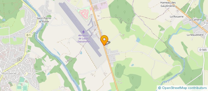 localisation de l'entreprise ASS ESPACE CLUB ULM à ENTRAMMES