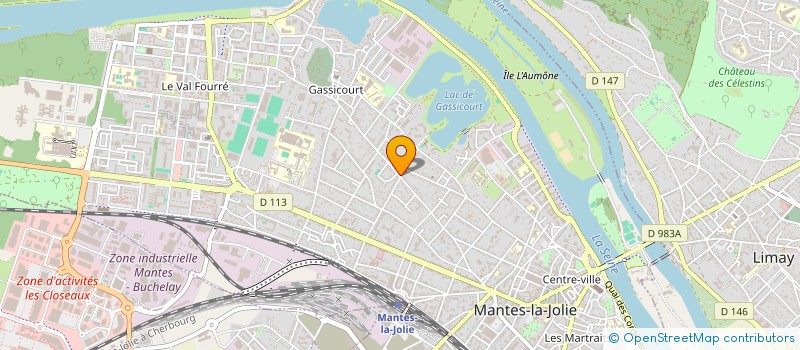 localisation de l'entreprise ASS ESPACE CONSEIL ENVIRONNEMENT  MANTES-LA-JOLIE