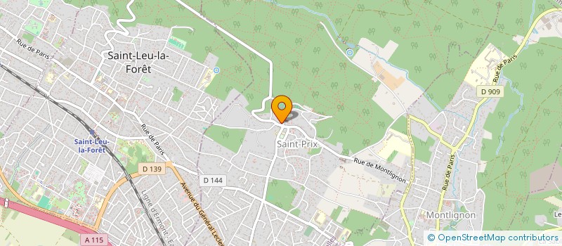 localisation de l'entreprise ASS ESPACE FORMATION ART-3D à SAINT-PRIX