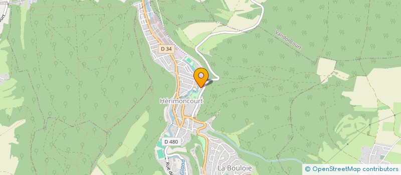 localisation de l'entreprise ASS ESPACE JEUNES  HERIMONCOURT