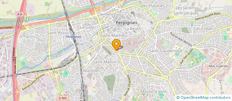 localisation de l'entreprise ASS ESPACE PYRENEES FORMATION à PERPIGNAN