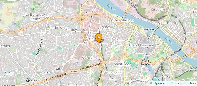 localisation de l'entreprise ASS ESPACE TECHNOLOGIE ET FORMATION à BAYONNE