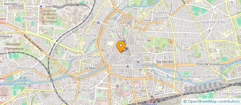 localisation de l'entreprise ASS ESPACE TOULOUSE LA MONNAIE à RENNES