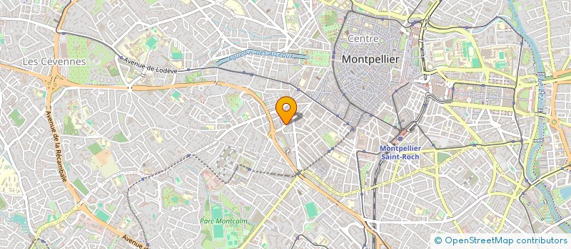 localisation de l'entreprise ASS ESPACE TRAVAUX PUBLICS à MONTPELLIER