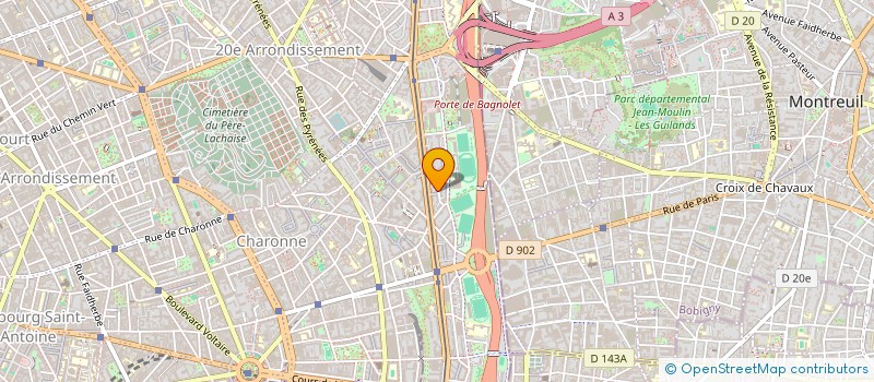 localisation de l'entreprise ASS  ESPACES FETES  PARIS