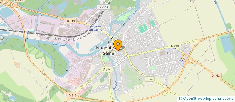 localisation de l'entreprise ASS ESPERANCE DE NOGENT SUR SEINE à NOGENT-SUR-SEINE