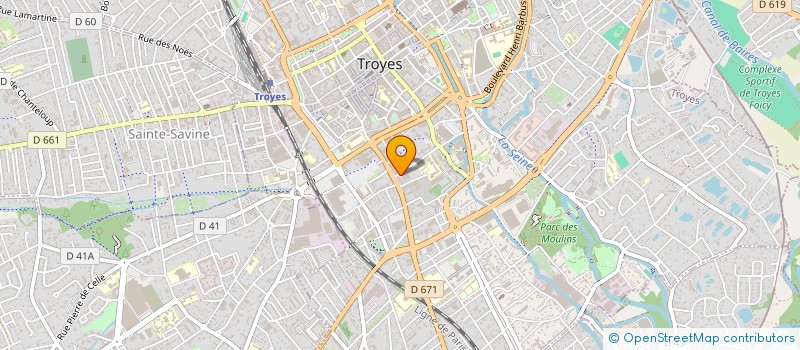 localisation de l'entreprise ASS ESPERANCE SALESIENNE à TROYES