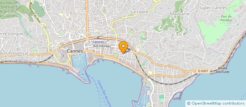 localisation de l'entreprise ASS ESPERANZA à CANNES