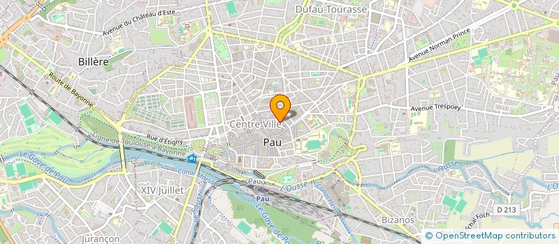 localisation de l'entreprise ASS ESPRIT MATIERE à PAU
