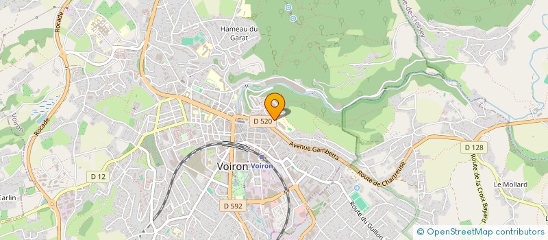 localisation de l'entreprise ASS ESSOR à VOIRON
