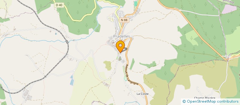 localisation de l'entreprise ASS ESSOR INSTITUT REEDUCATION JEANNE  PRADELLES