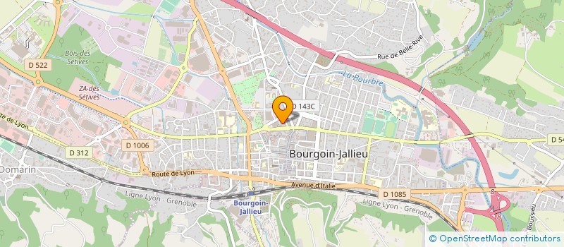 localisation de l'entreprise ASS ETAPE ASILE DE NUIT à BOURGOIN-JALLIEU