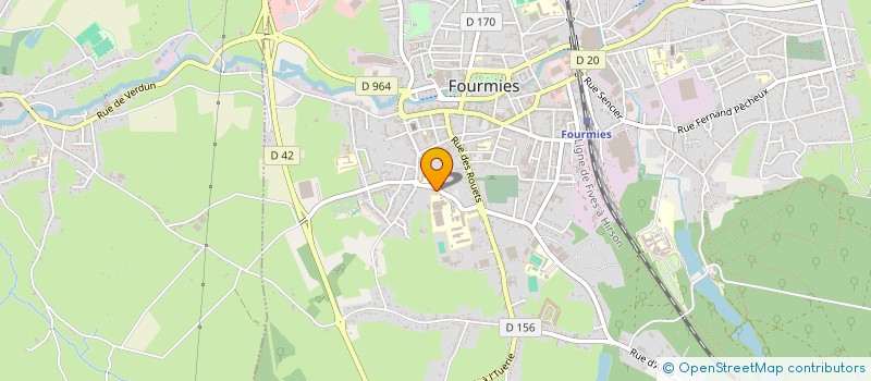 localisation de l'entreprise ASS ETOILE CULTURISTE FOURMISIENNE à FOURMIES