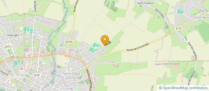 localisation de l'entreprise ASS ETOILE CYCLISTE SAINT VIGORIENNE  SAINT-VIGOR-LE-GRAND