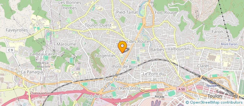 localisation de l'entreprise ASS ETOILE SPORTIVE à TOULON