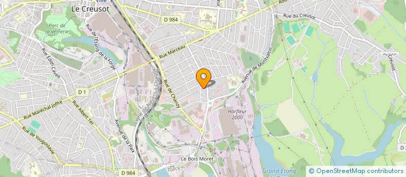localisation de l'entreprise ASS ETOILE SPORTIVE DE TORCY à LE CREUSOT