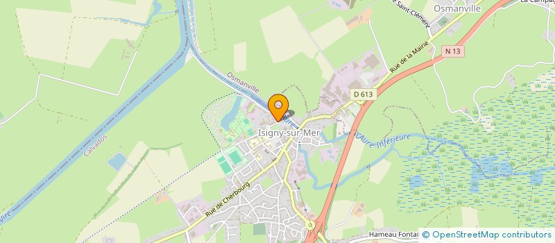 localisation de l'entreprise ASS ETOILES ET TOILE à ISIGNY-SUR-MER