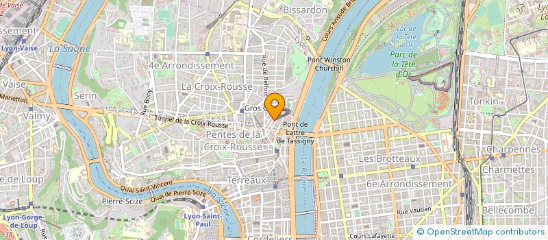 localisation de l'entreprise ASS  ETOILES ET TOILES à LYON