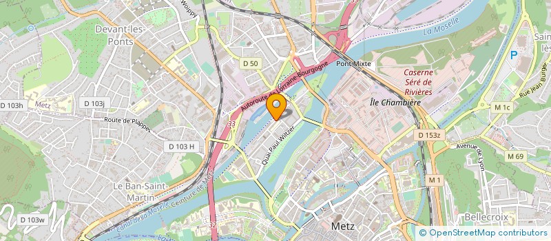 localisation de l'entreprise ASS ETONNANTES MUSIC  METZ