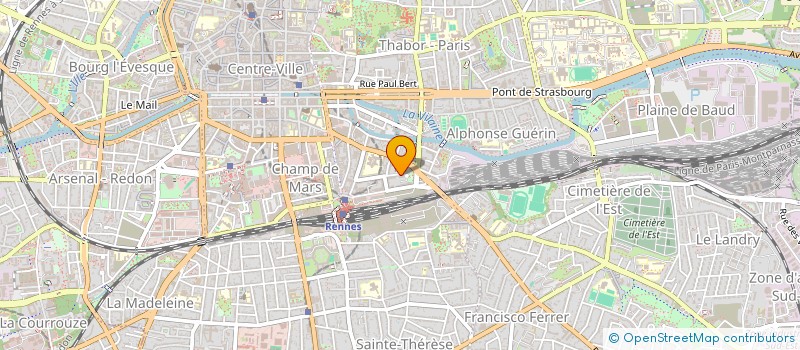 localisation de l'entreprise ASS ETONNANTS VOYAGEURS  RENNES