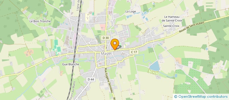 localisation de l'entreprise ASS ETS PRIVE FORMAT AGRIC RURALE MAYET à MAYET