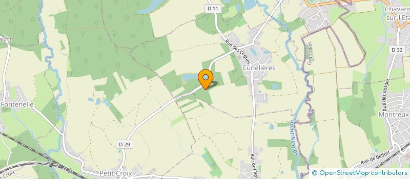 localisation de l'entreprise ASS ETU REAL ORGANIS NOUV ENVIR FONTAINE à LAGRANGE