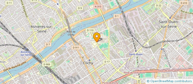 localisation de l'entreprise ASS ETUD PATHOL INTEST GLAND à CLICHY
