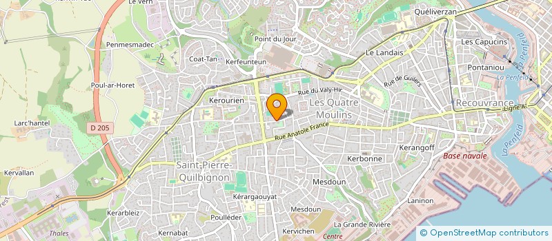 localisation de l'entreprise ASS ETUDE CONSERVATION DES SELACIENS  BREST
