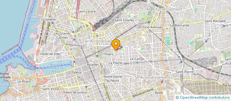 localisation de l'entreprise ASS ETUDE DEVELOPPEMENT ENVIRON THIERS à MARSEILLE