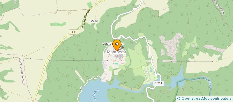 localisation de l'entreprise ASS ETUDE EDUCAT ADAPT TOURISME à SAINT-LAURENT-DU-VERDON