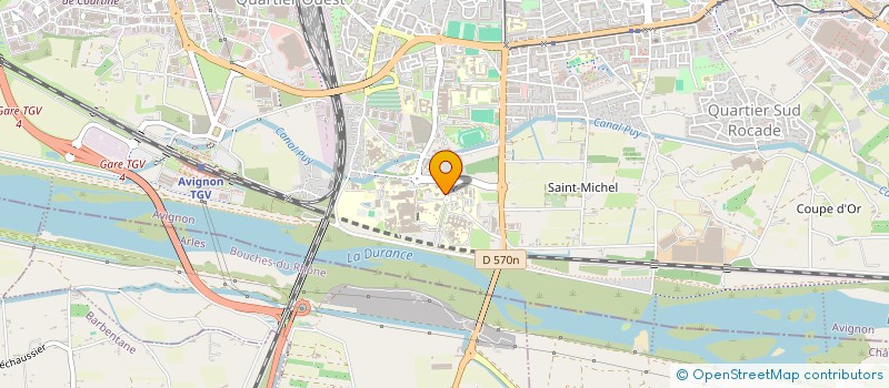 localisation de l'entreprise ASS ETUDE MALADIE NEURO-RHUMAT à AVIGNON