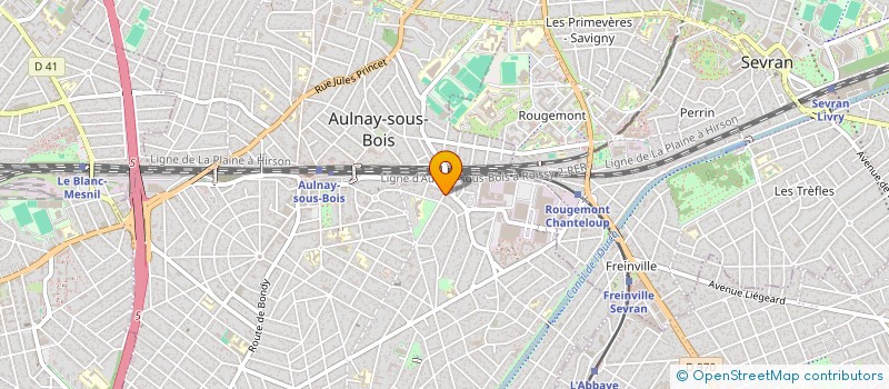 localisation de l'entreprise ASS ETUDE POLITIQUE JURIDIQUE EXTERIEUR à AULNAY-SOUS-BOIS