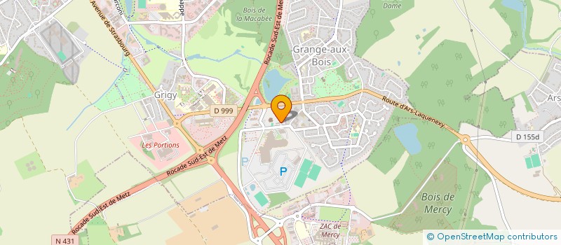 localisation de l'entreprise ASS ETUDE REAL REGIME PREVOY PROGRAMMES. à METZ