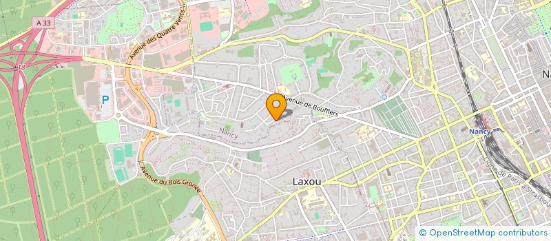 localisation de l'entreprise ASS ETUDE RECH PHARMAC CLINIQUE à NANCY