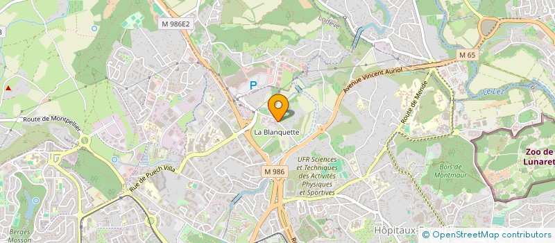 localisation de l'entreprise ASS ETUDE RECHERCHE TOURISME THERMALISME à MONTPELLIER